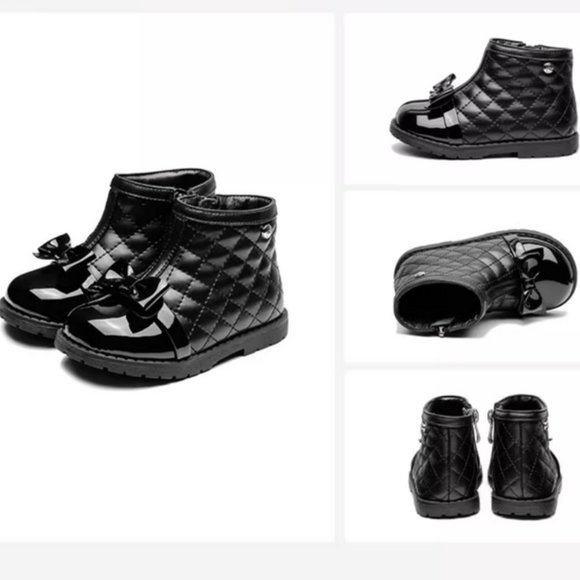 Toddler Ankle Boots with fleece lining - Picture 1 of 8